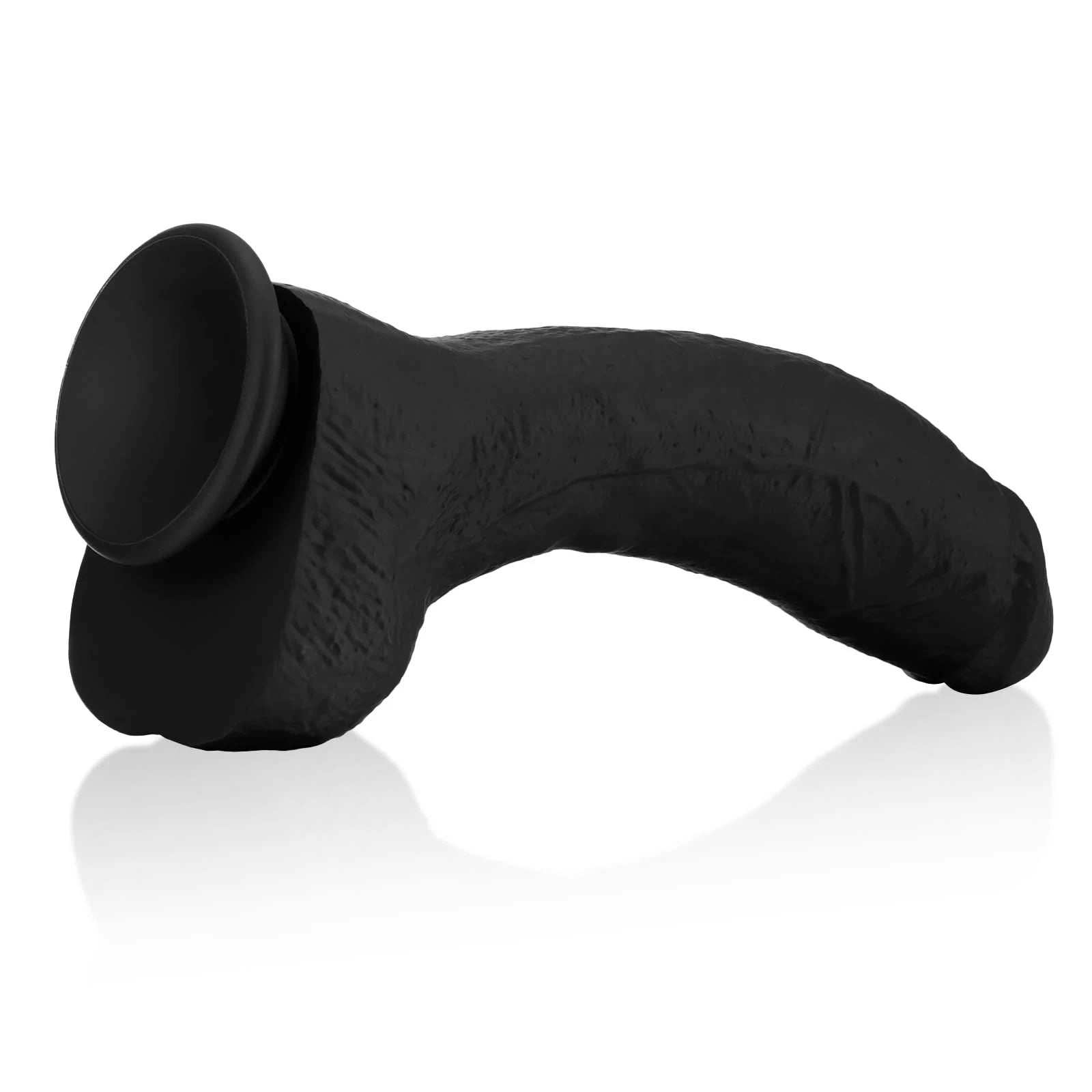 10" Soft Thick Realistic Curved Dildo