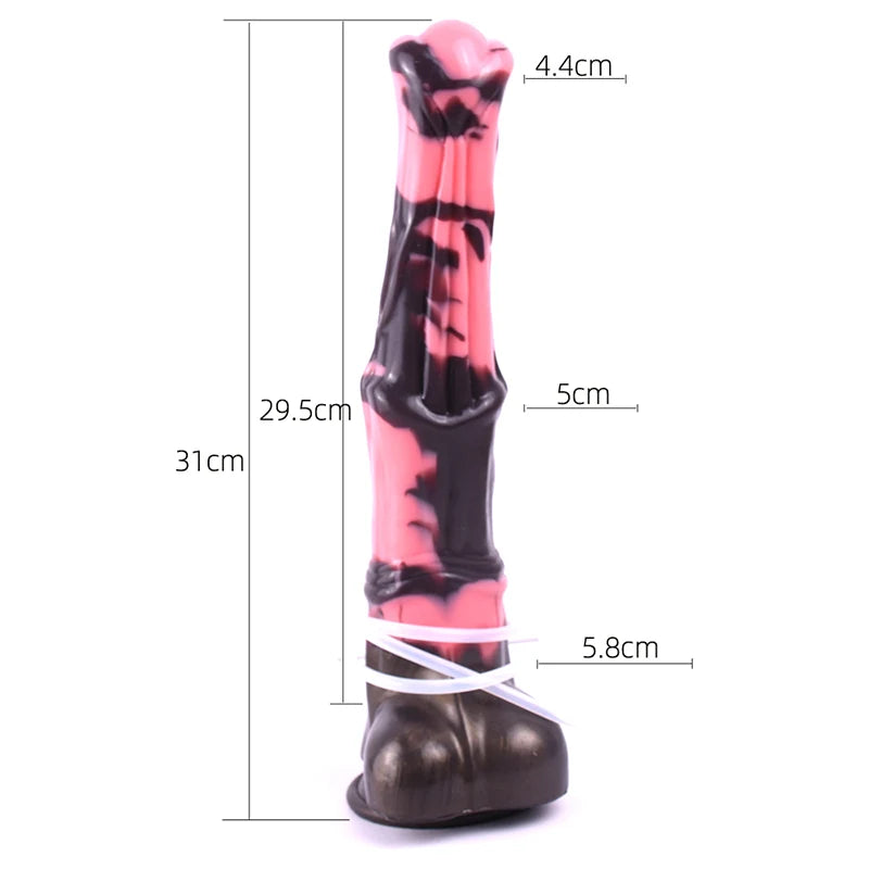 12.2Inch Silicone Ejaculating Horse Dildo