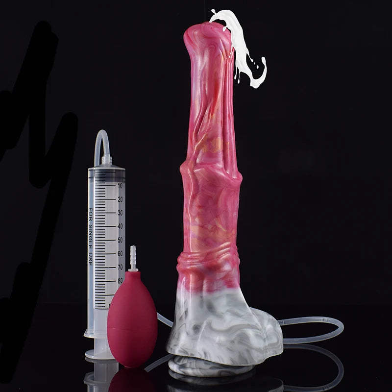 12.2Inch Silicone Ejaculating Horse Dildo