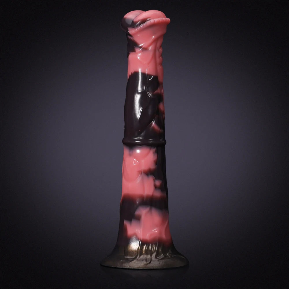 12Inch Ultra Lifelike Trumpet Head Silicone Horse Dildo