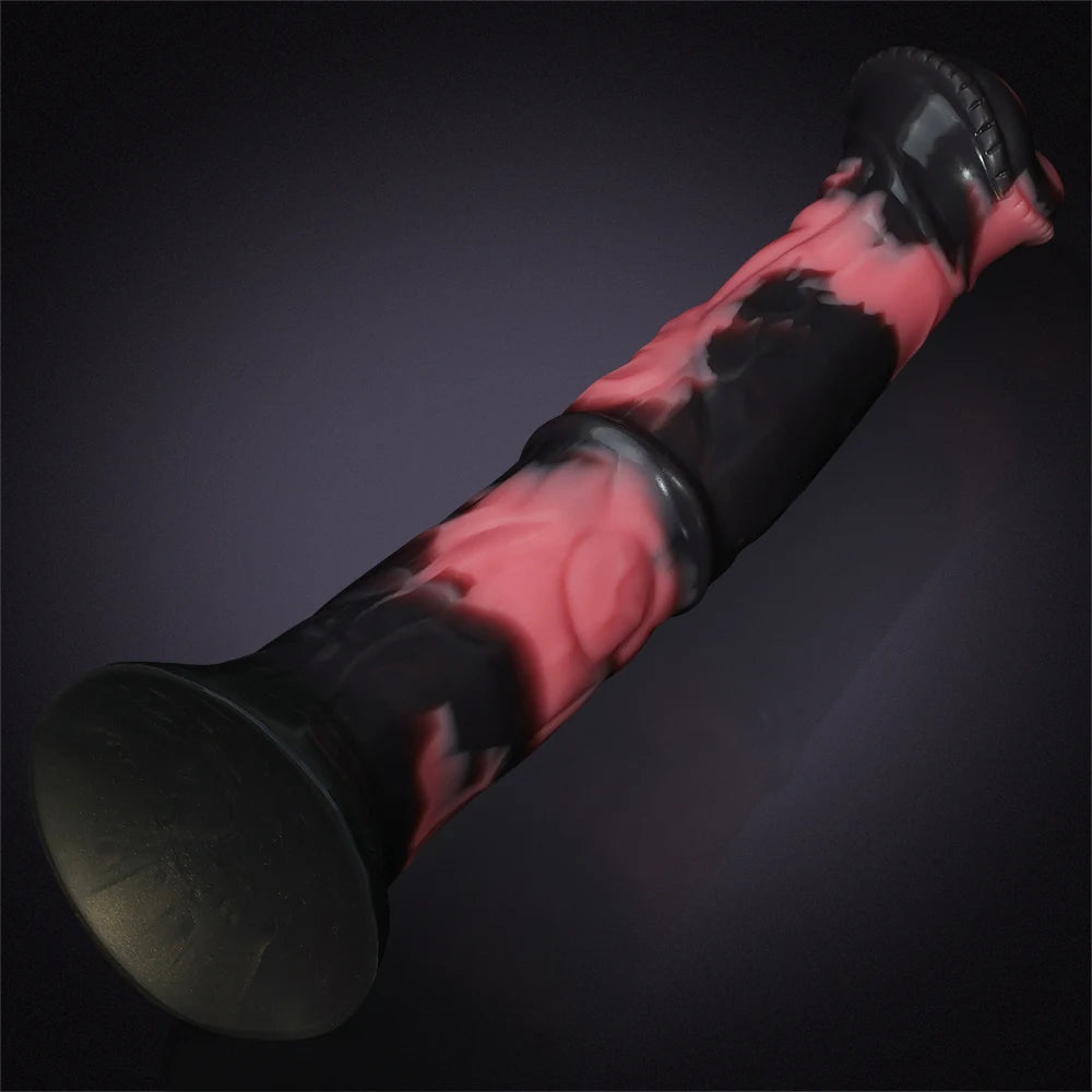 12Inch Ultra Lifelike Trumpet Head Silicone Horse Dildo