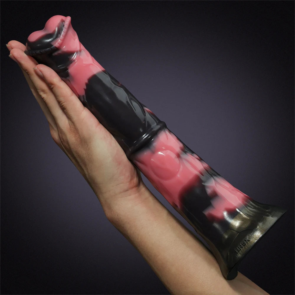 12Inch Ultra Lifelike Trumpet Head Silicone Horse Dildo