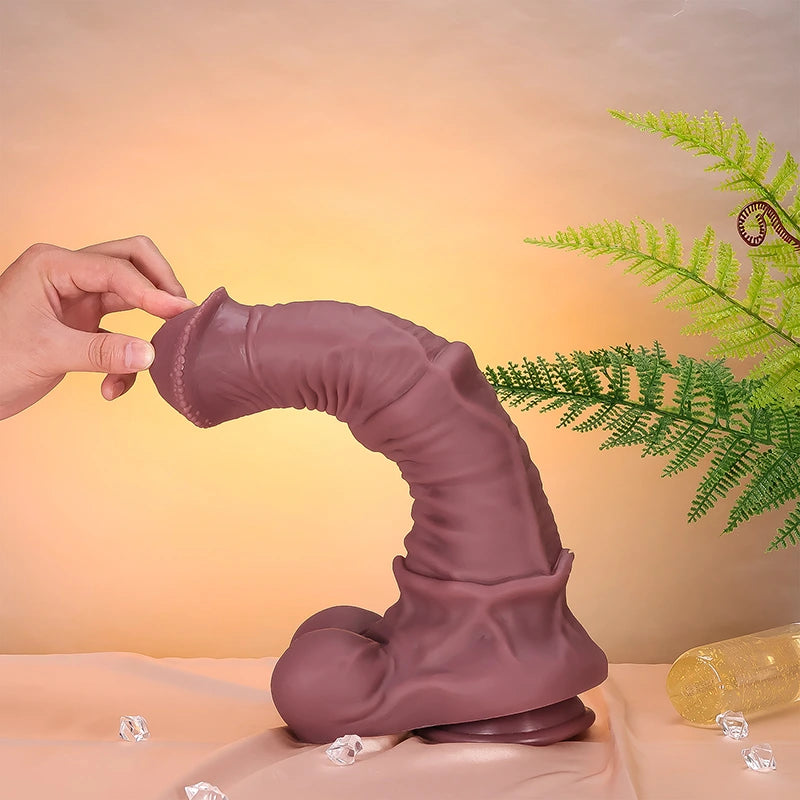 13.38Inch Lifelike Liquid Silicone Large Horse Dildo
