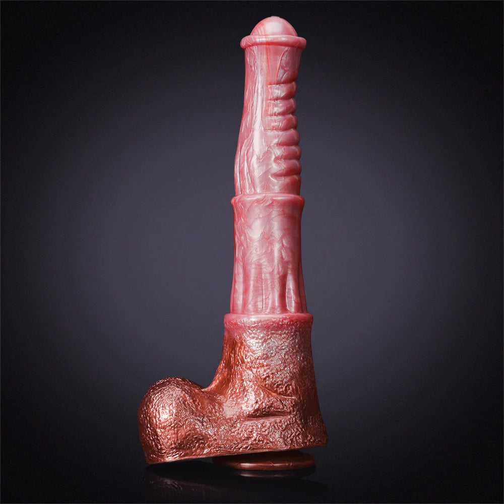 13.77Inch Lifelike Ultra Long Silicone Horse Dildo