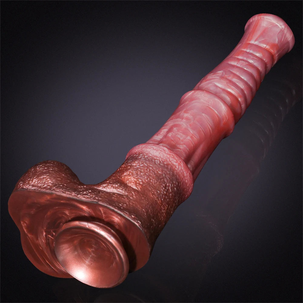 13.77Inch Lifelike Ultra Long Silicone Horse Dildo