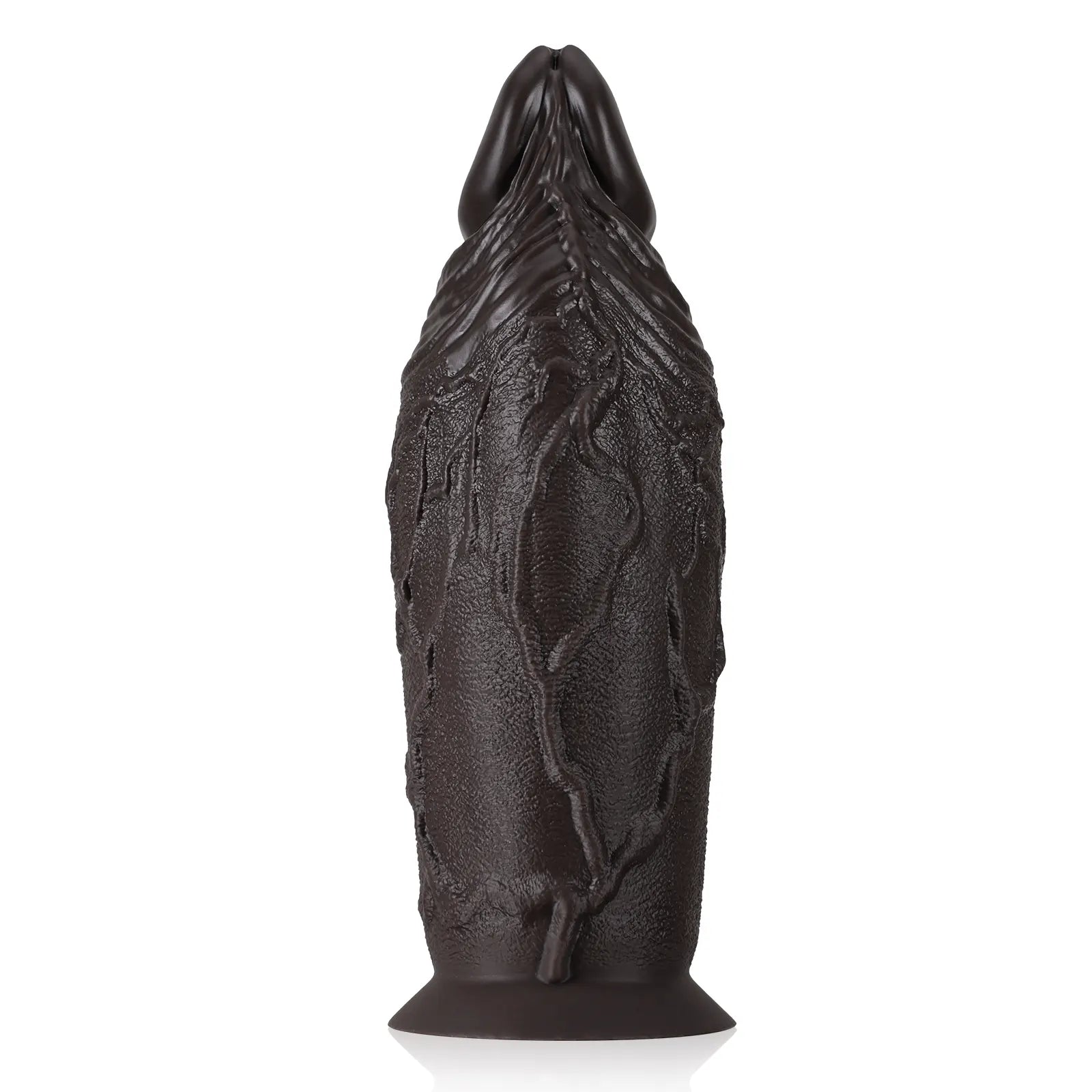14.76" Huge Fat Black Anal Dildo