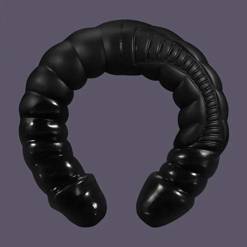 16.9Inch Ribbed Sensual Double-Ended Dildo