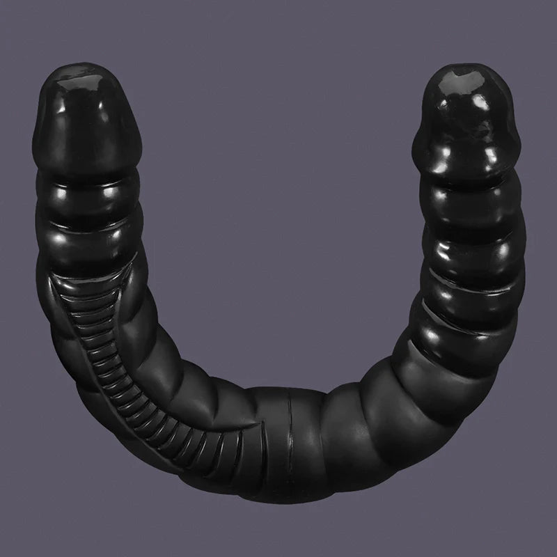 16.9Inch Ribbed Sensual Double-Ended Dildo