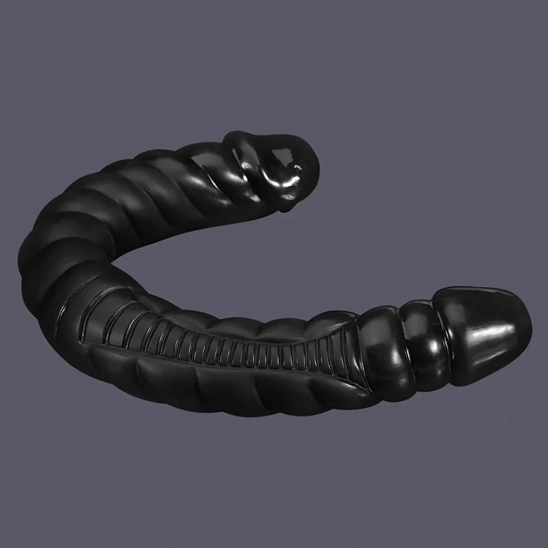 16.9Inch Ribbed Sensual Double-Ended Dildo