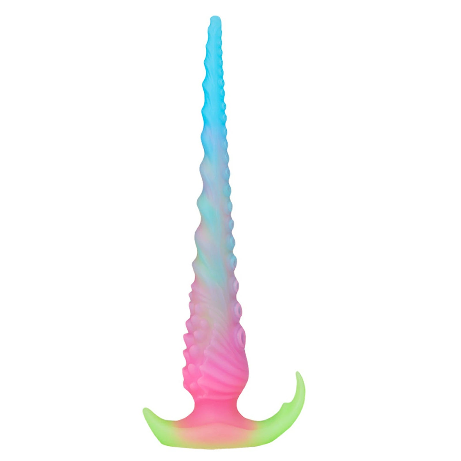 17.5 Inch Fantasy Tentacle Dildo Glow in the Dark Spiked Texture Anal Vaginal Play