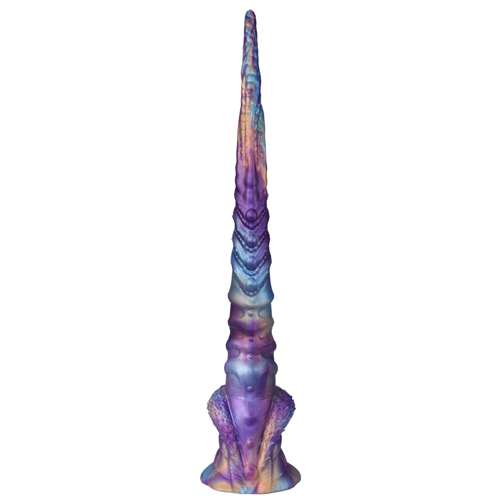 17.5 Inch Fantasy Tentacle Dildo Ocean Swirl Texture Suction Cup Base