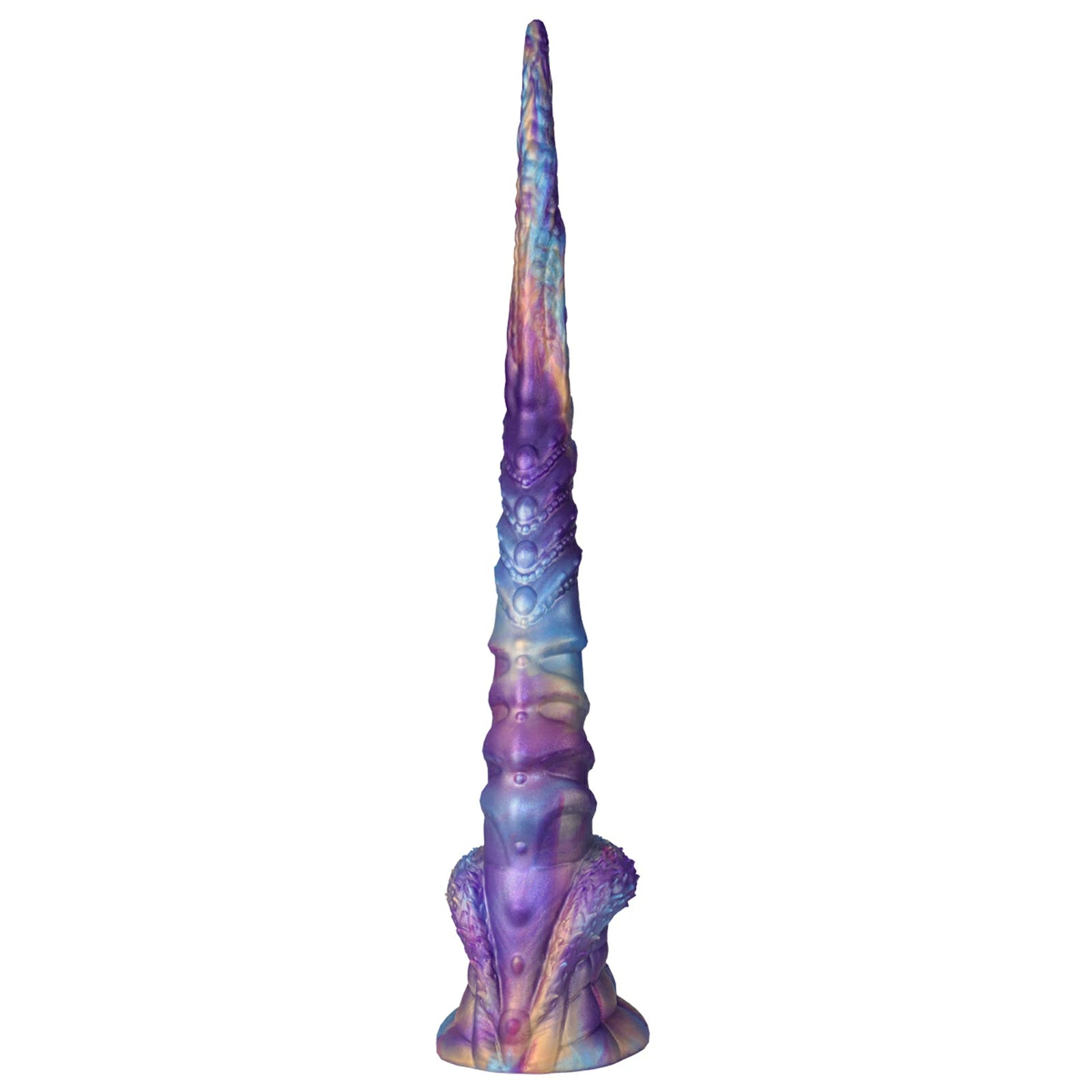 17.5 Inch Fantasy Tentacle Dildo Ocean Swirl Texture Suction Cup Base