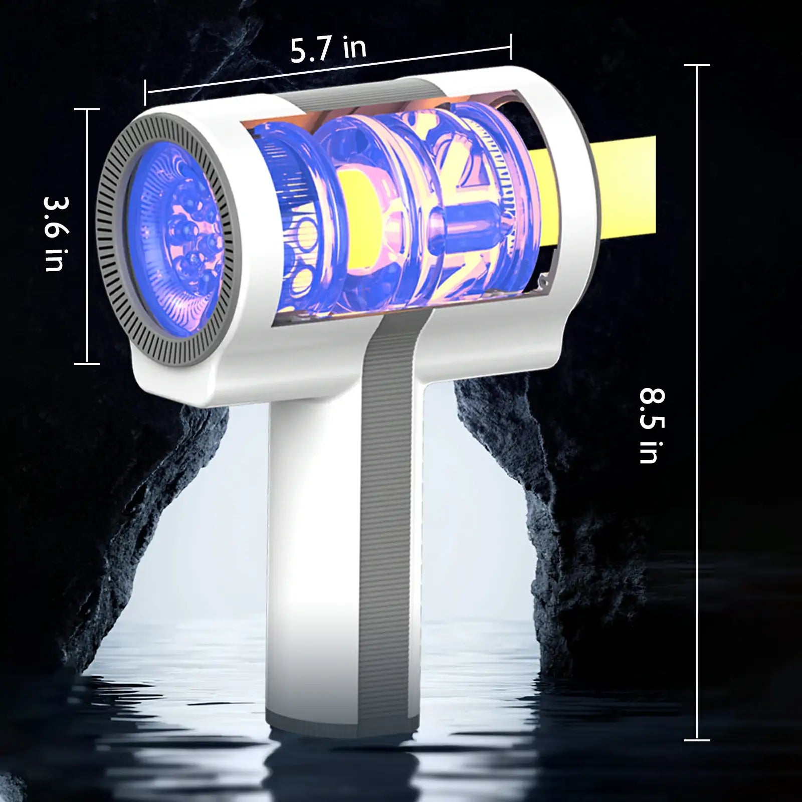 3 In 1 Rotating Thrusting Vibrating Male Masturbator Dual Separate Sleeve