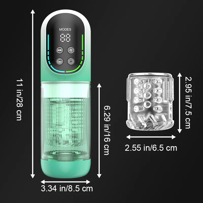 4 In 1 Multi-Function Male Waterproof Automatic Stroker Masturbator