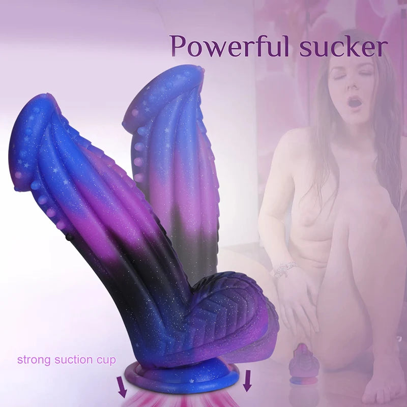 8.27Inch Large Alien Silicone Monster Dildo