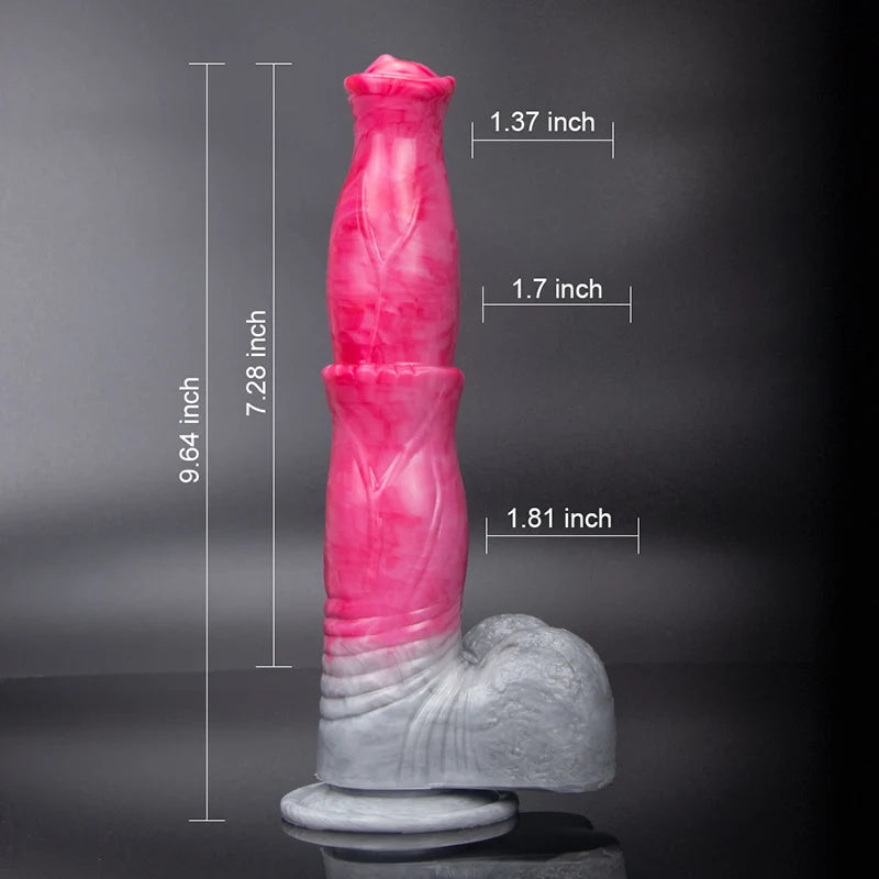 9.64Inch Ultra Realistic Silicone Horse Dildos