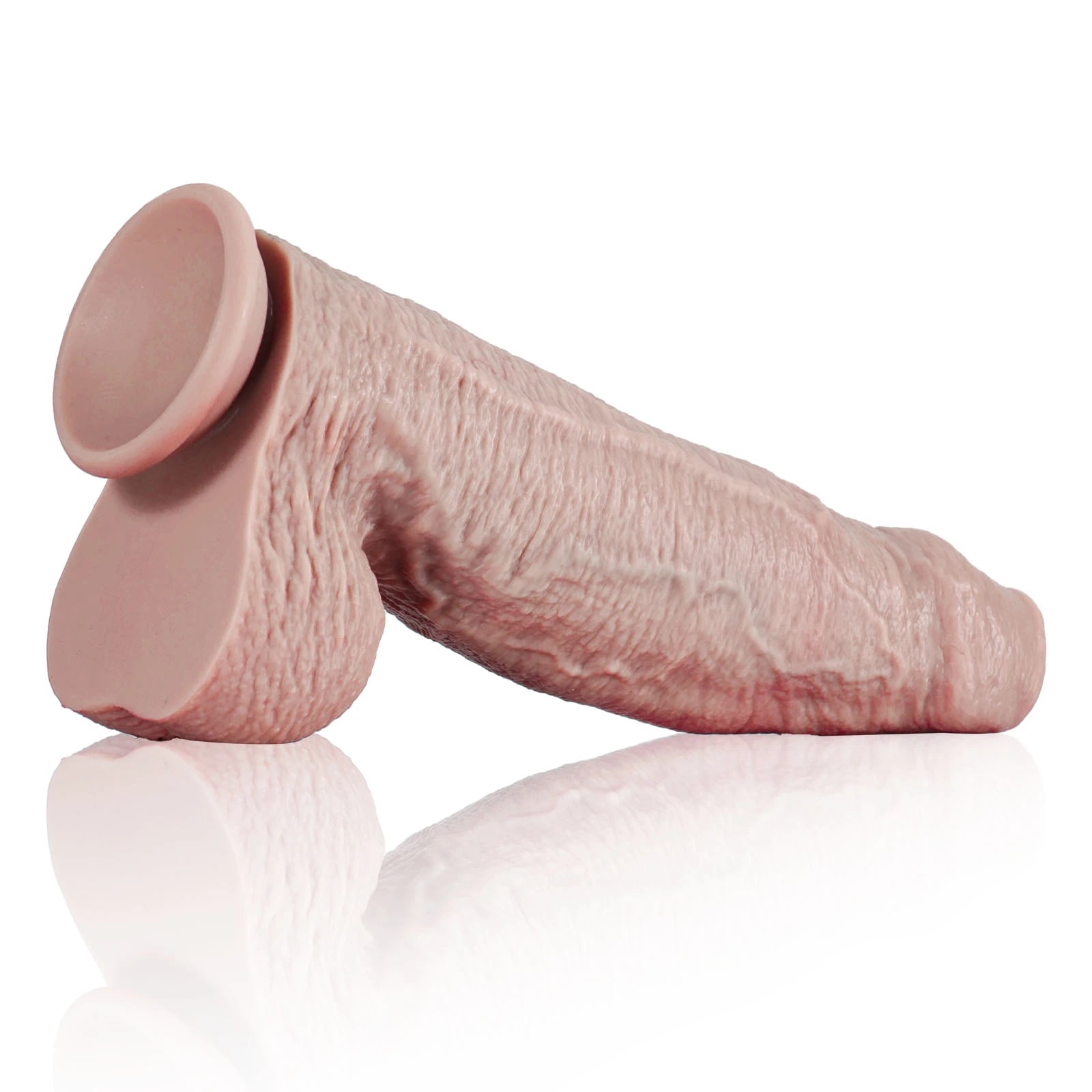 9.6" Realistic Soft Sliding Skin Foreskin Dildo