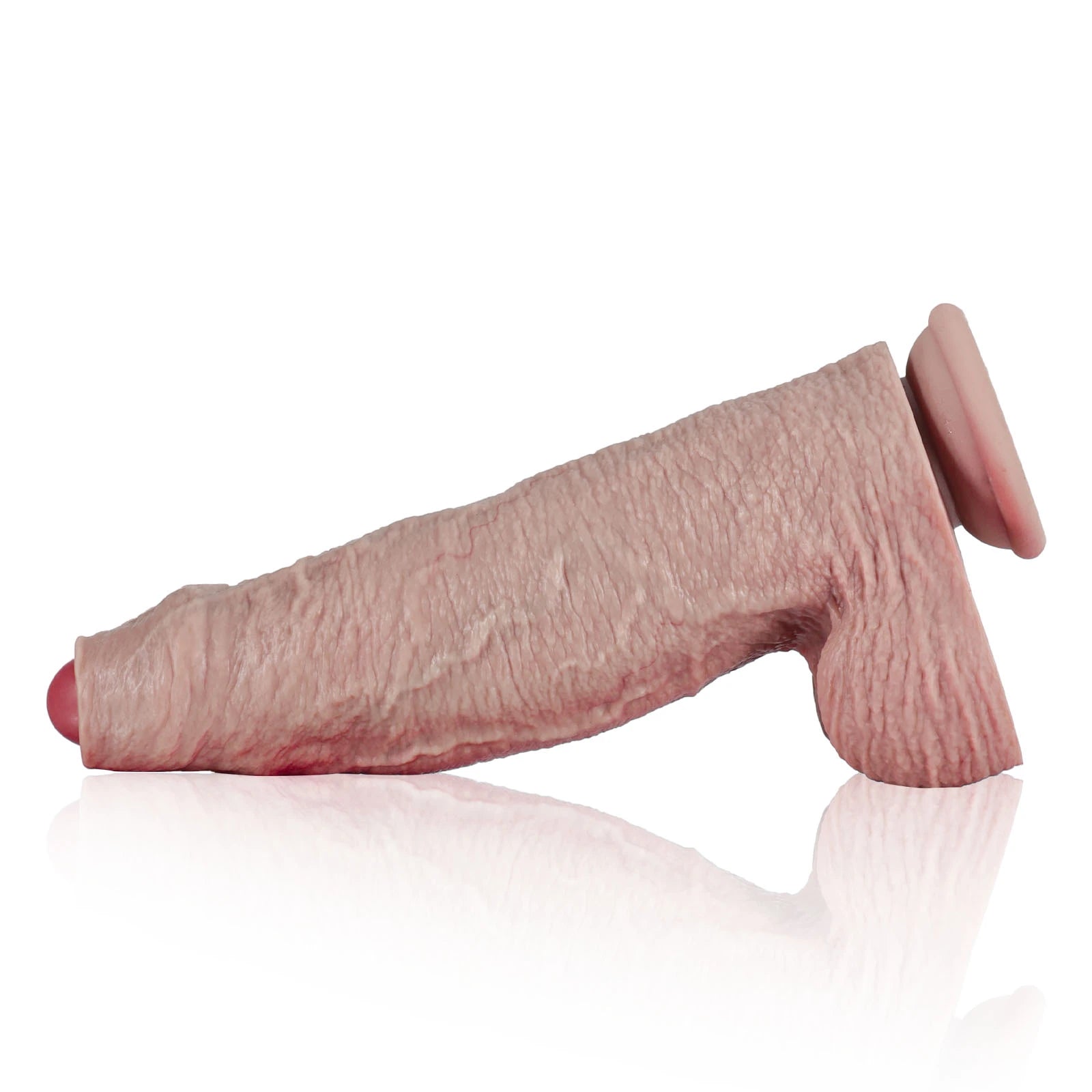 9.6" Realistic Soft Sliding Skin Foreskin Dildo