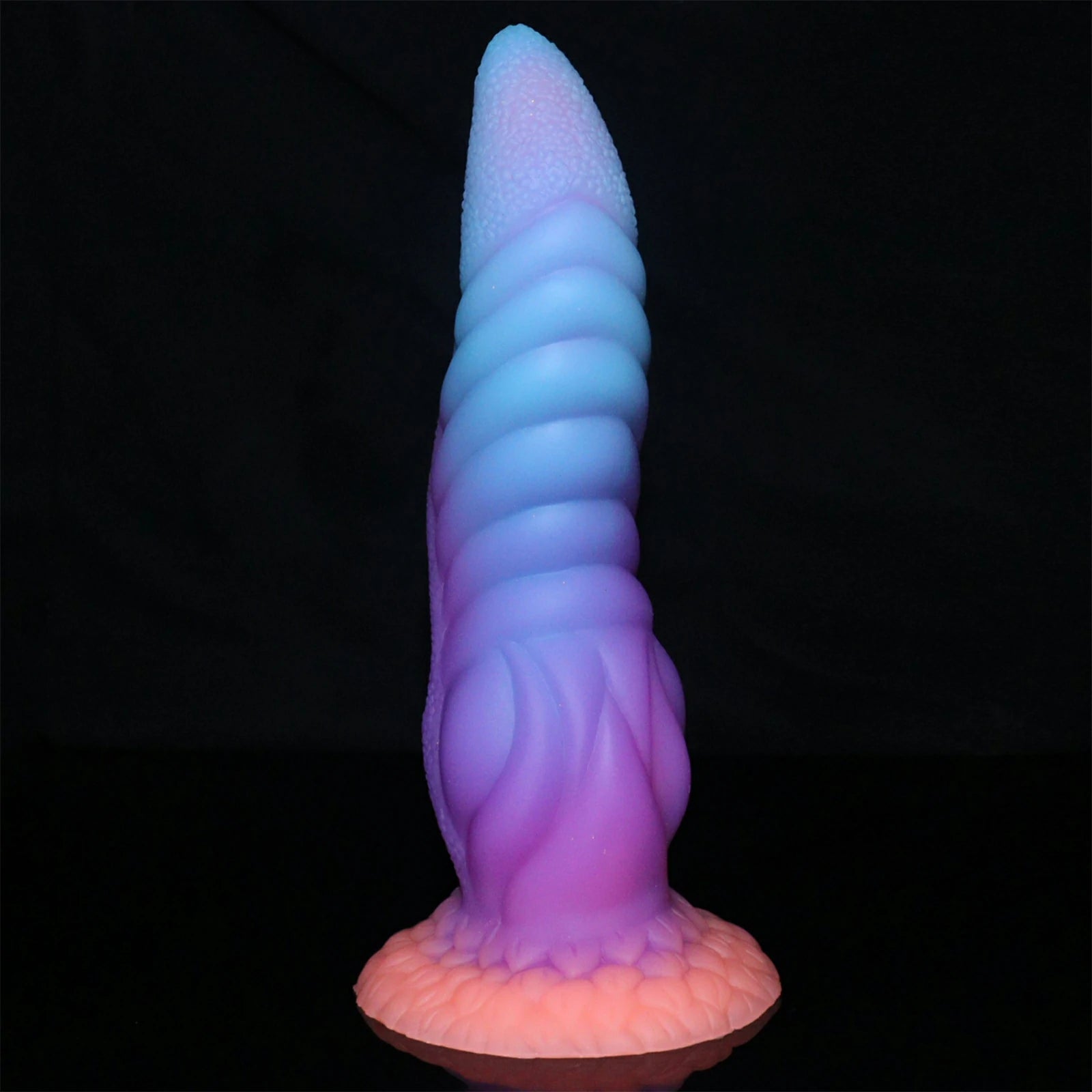 9.8 Inch Glow in the Dark Silicone Tentacle Dildo Suction Cup
