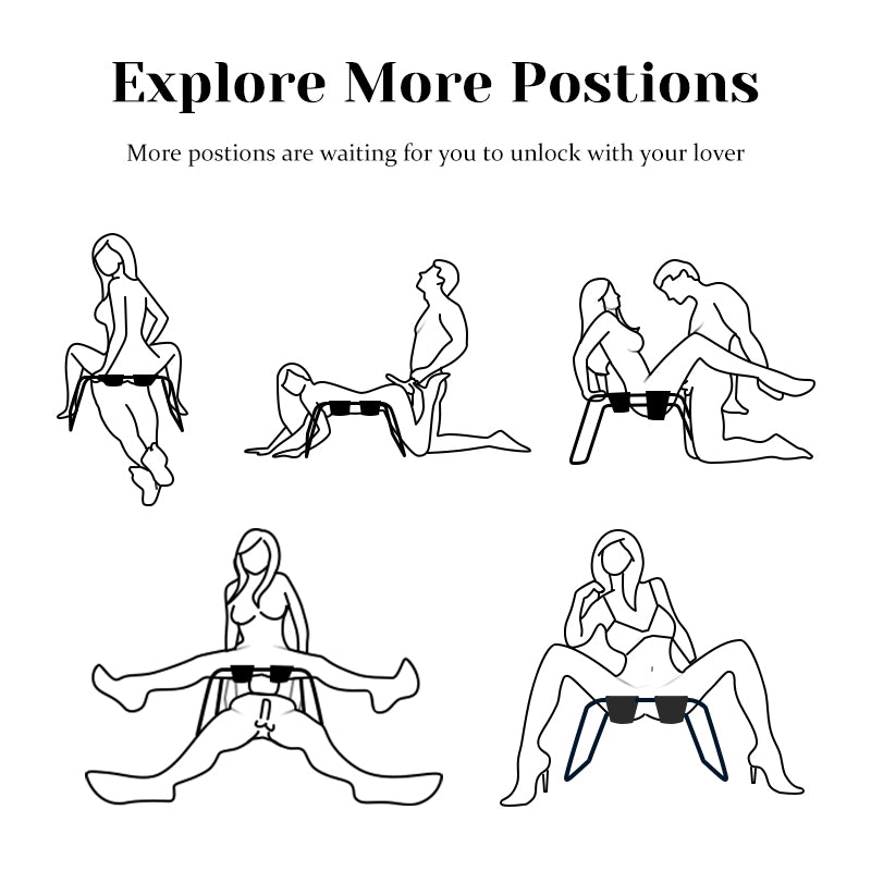 Adjustable Bouncing Sex Chair for Enhanced Position Support