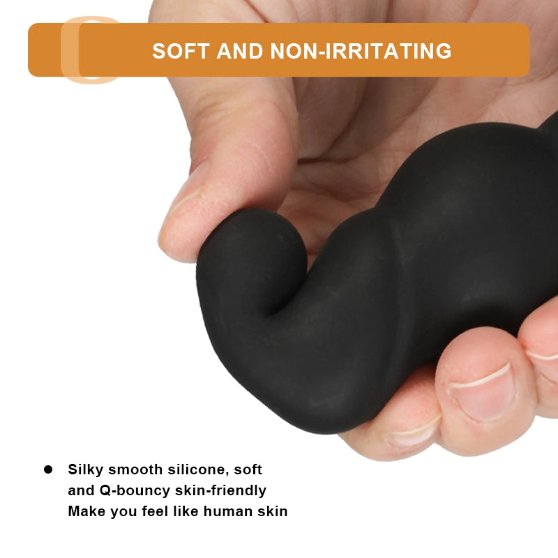 3Pcs Spiral Silicone Butt Plugs Set