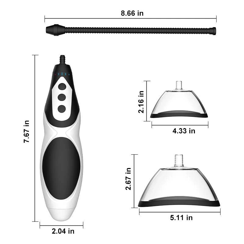 2 in 1 Female Automatic Vacuum Suction Pussy Pump