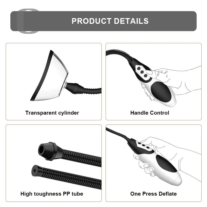 2 in 1 Female Automatic Vacuum Suction Pussy Pump