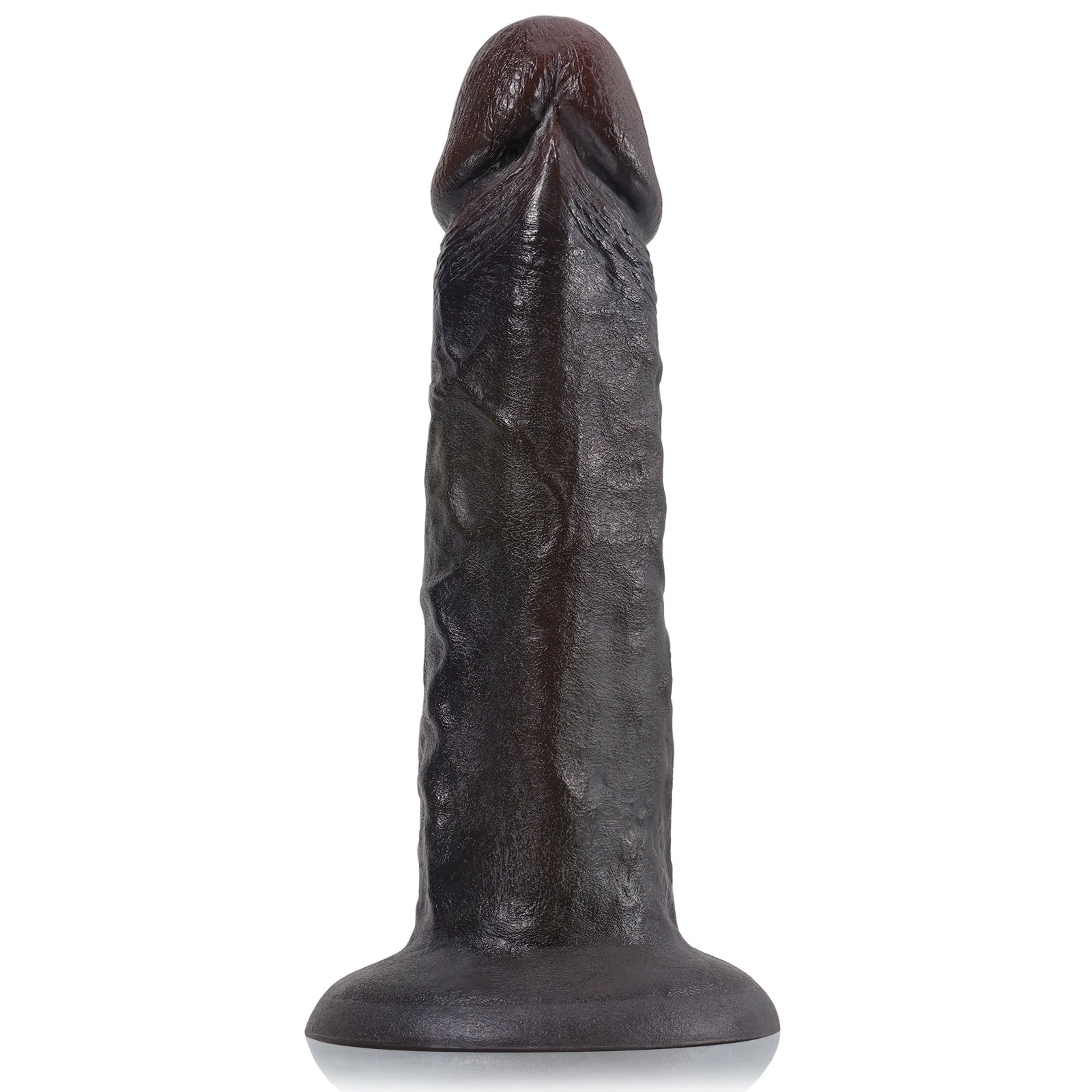 10" Ultra Soft Silicone Black Anal Dildo