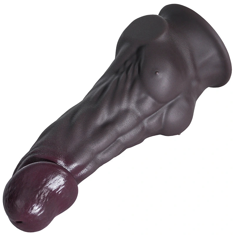 11" Lifelike Silicone Big Dildo with Pectorals