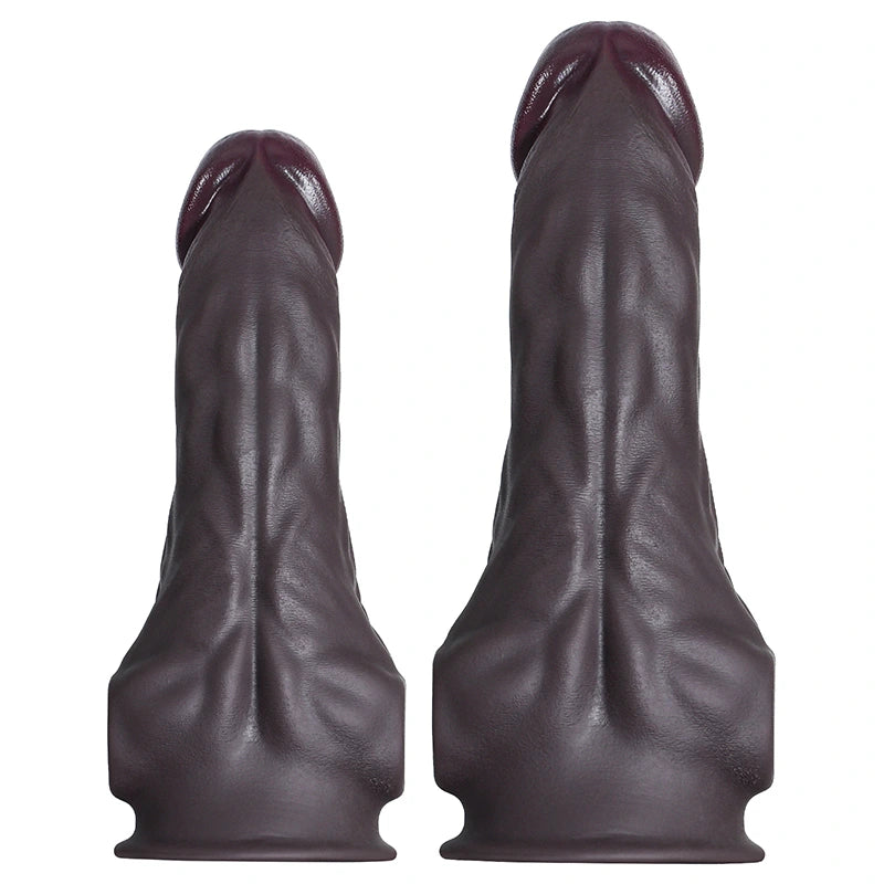 11" Lifelike Silicone Big Dildo with Pectorals