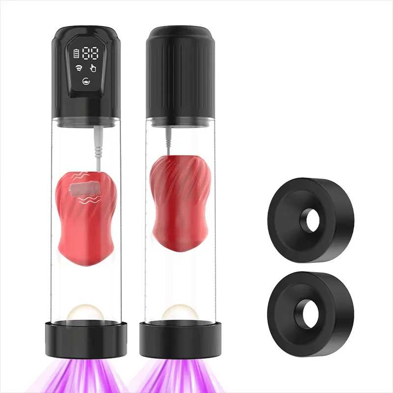 Electric Waterproof Penis Pump With Sucking Vibrating Function