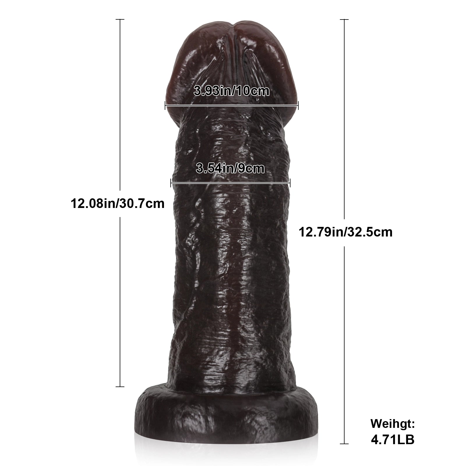 13.1" Extra Large & Thick Silicone Anal Dildo