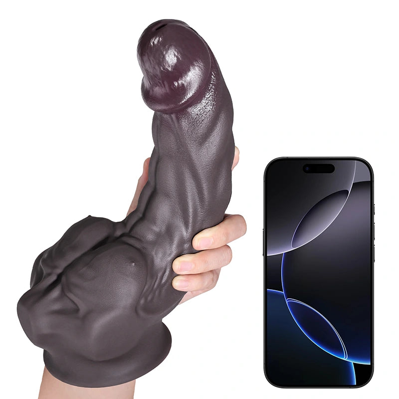 10.23" Inch Silicone Dildo with Chest Muscles