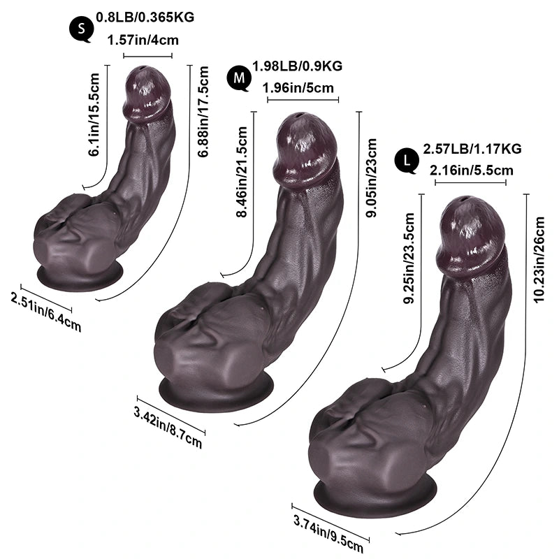 10.23" Inch Silicone Dildo with Chest Muscles