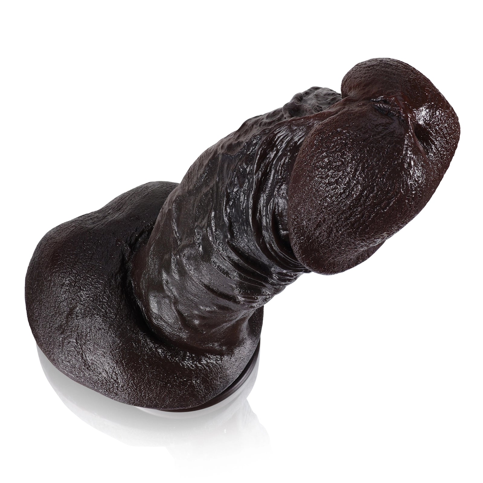 12.4" Giant Black Dildo with Flexible Keel