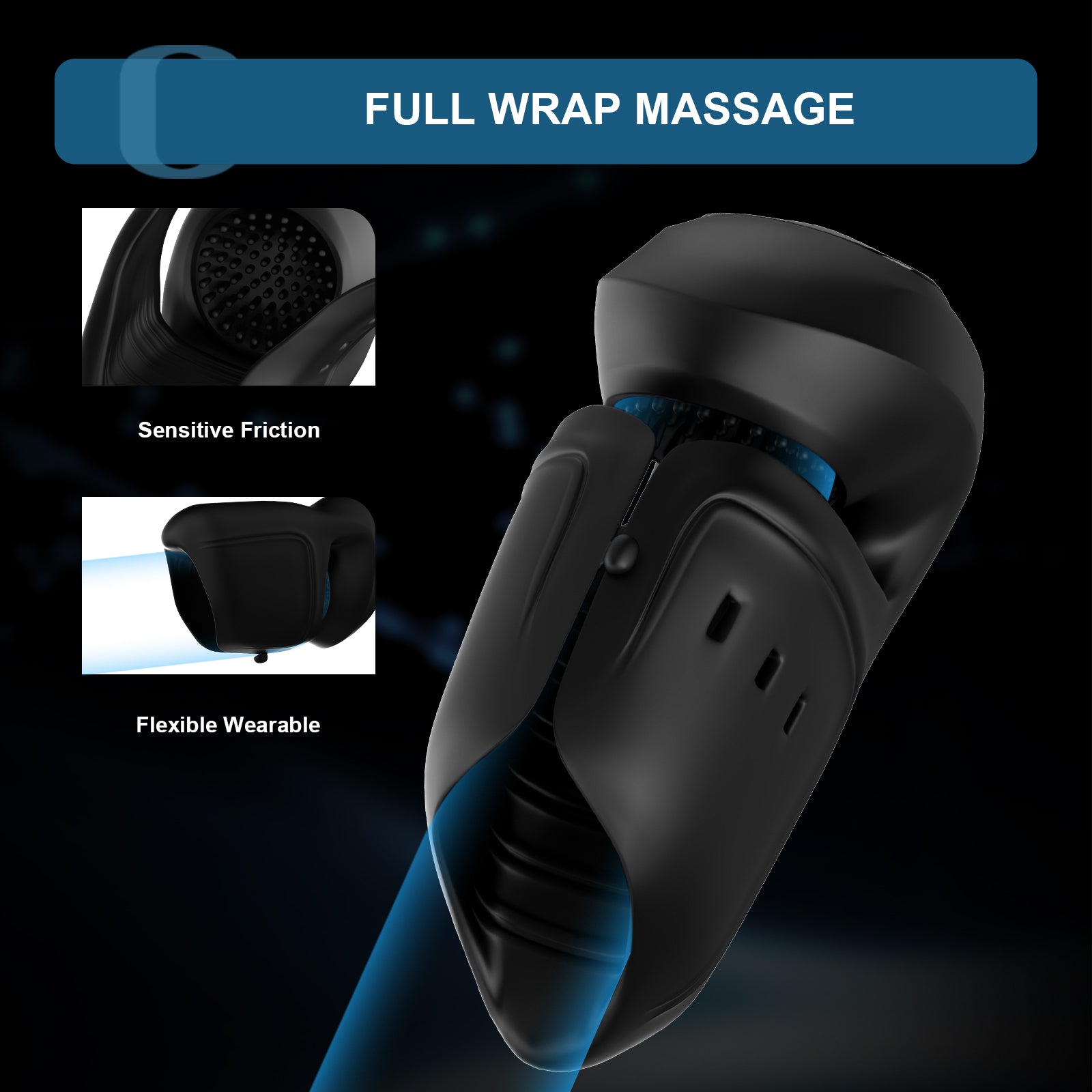 Adjustable Glans Trainer with Vibrating Cock Hardness for Extended Training