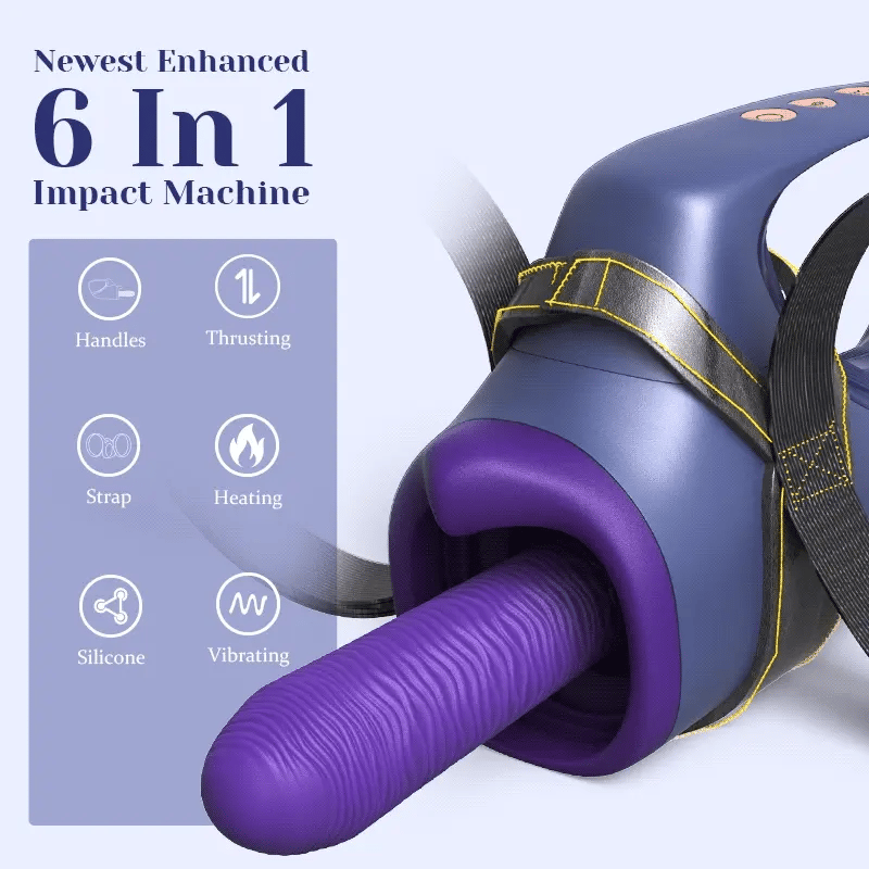 Portable Handheld Thrusting Vibration Heating Sex Machine
