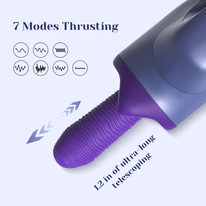 Portable Handheld Thrusting Vibration Heating Sex Machine