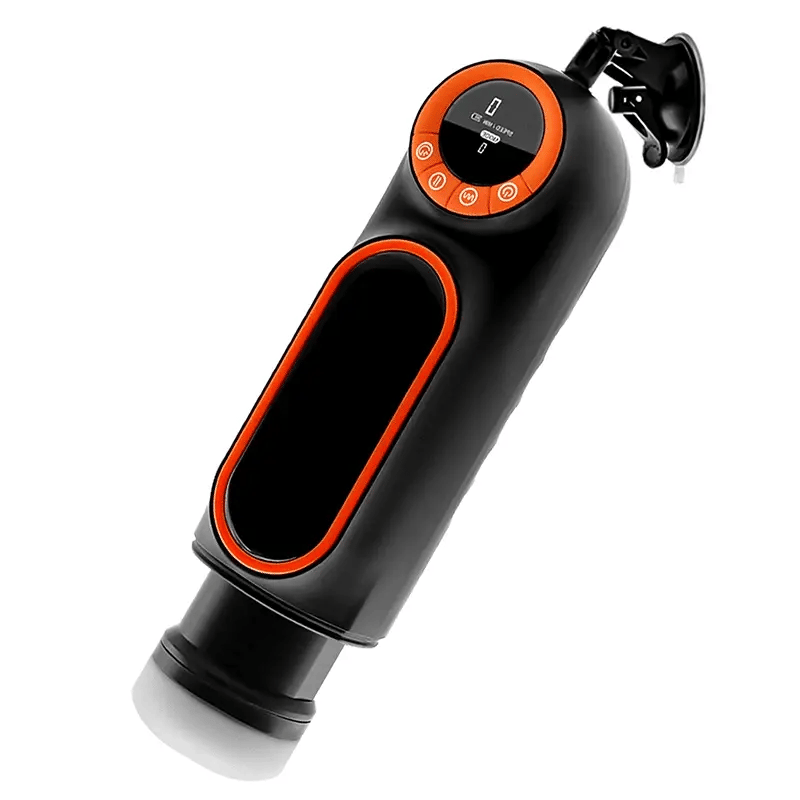 Hands-free Thrusting Sucking Vibrating Male Stroker with Suction Cup -Lovetoyshub Hands-free Thrusting Sucking Vibrating Male Stroker with Suction Cup -Lovetoyshub