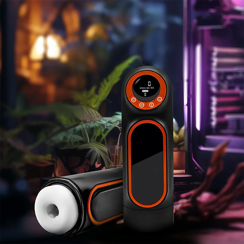 Hands-free Thrusting Sucking Vibrating Male Stroker with Suction Cup