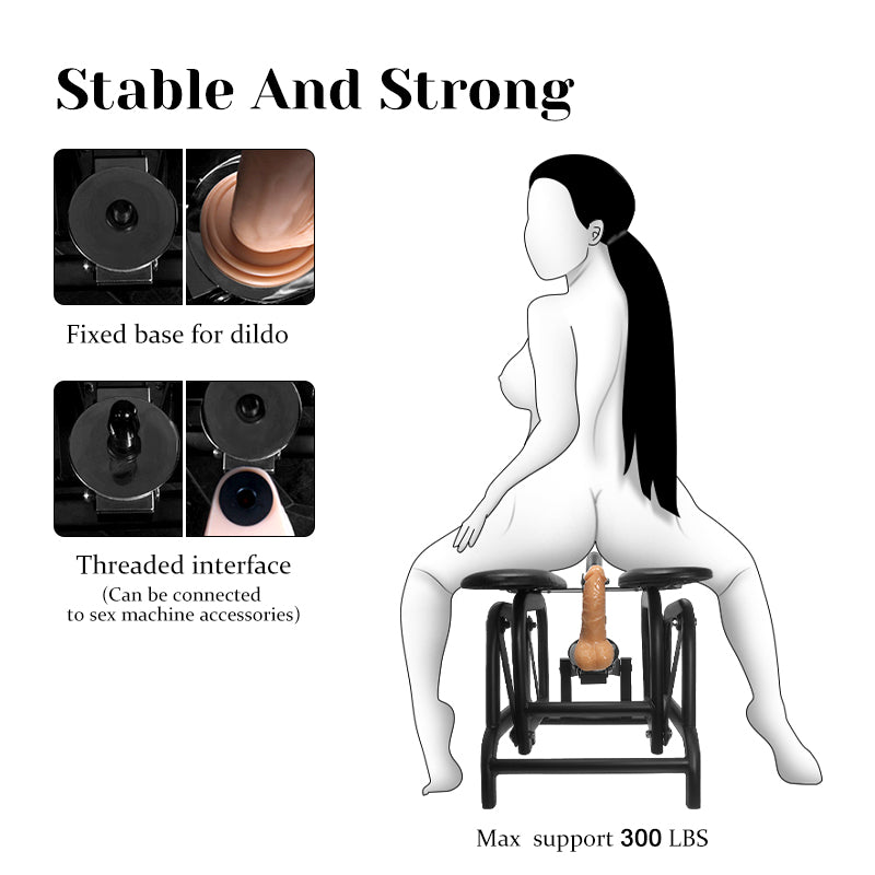Heavy Hand Rocking Chair With Dildo