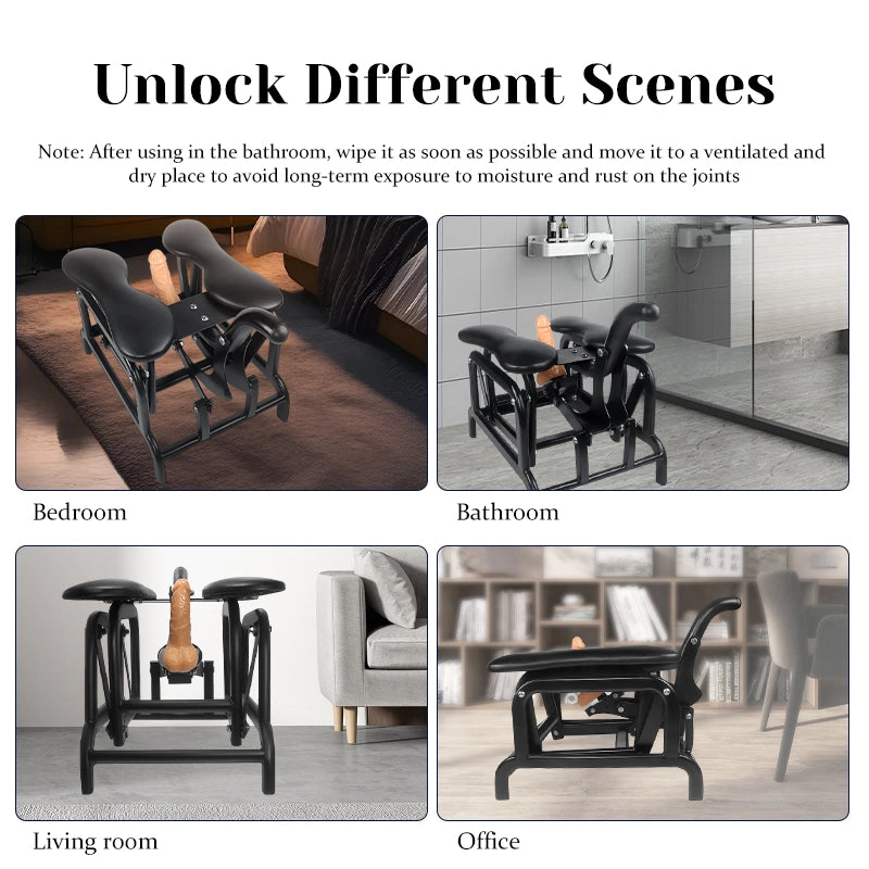 Heavy Hand Rocking Chair With Dildo