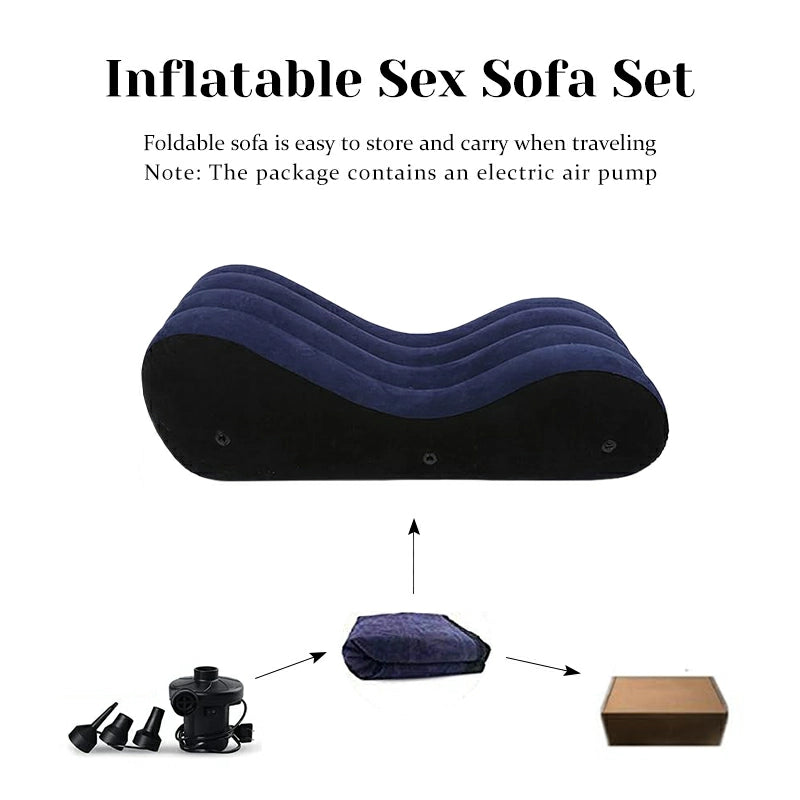 Portable Inflatable Sex Sofa Set