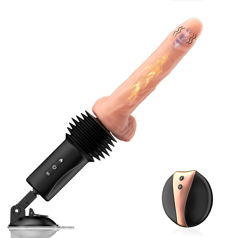 6 In 1 Thrusting Heating Sex Machine with Realistic Dildo | Lovetoyshub US 6 In 1 Thrusting Heating Sex Machine with Realistic Dildo | Lovetoyshub US