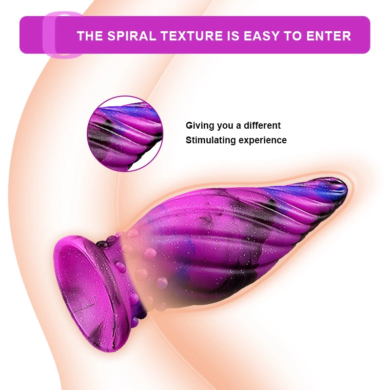 3 Pcs 3 Size Purple Silicone Butt Plug Set