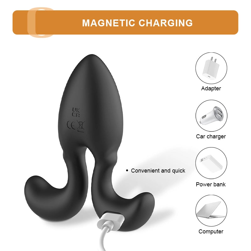 10 Vibrating Modes Wearable Small Silicone Anal Plug