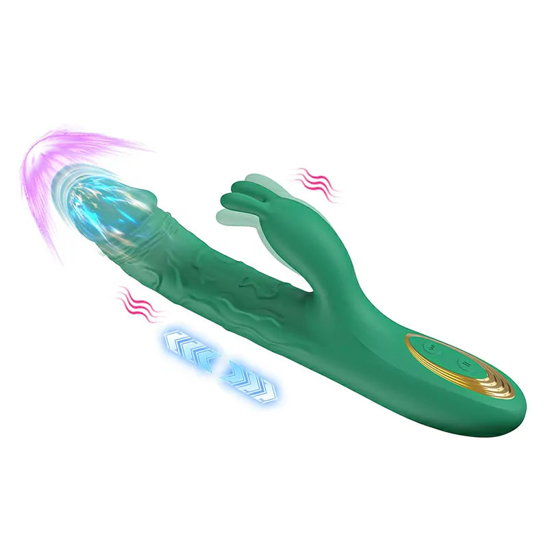 3 In 1 Powerful Vibrating Thrusting Vibrator