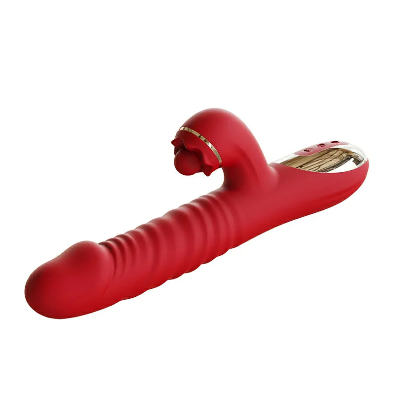 2 In 1 G Spot Stimulator Thrusting Vibrator