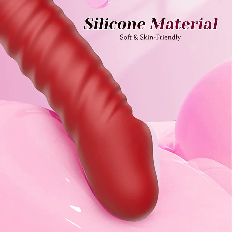 2 In 1 G Spot Stimulator Thrusting Vibrator