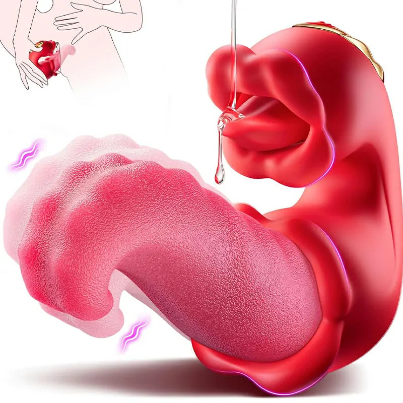 3 ln 1 Strong Licking & Swing Vibrating Tongue Vibrator
